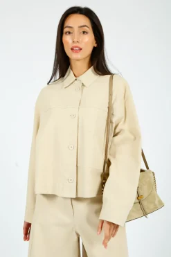 Weekend MaxMara MM Salita Shirt in Sand