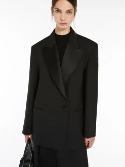 Weekend MaxMara MM Sava Tux Jacket in Black