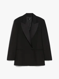 Weekend MaxMara MM Sava Tux Jacket in Black
