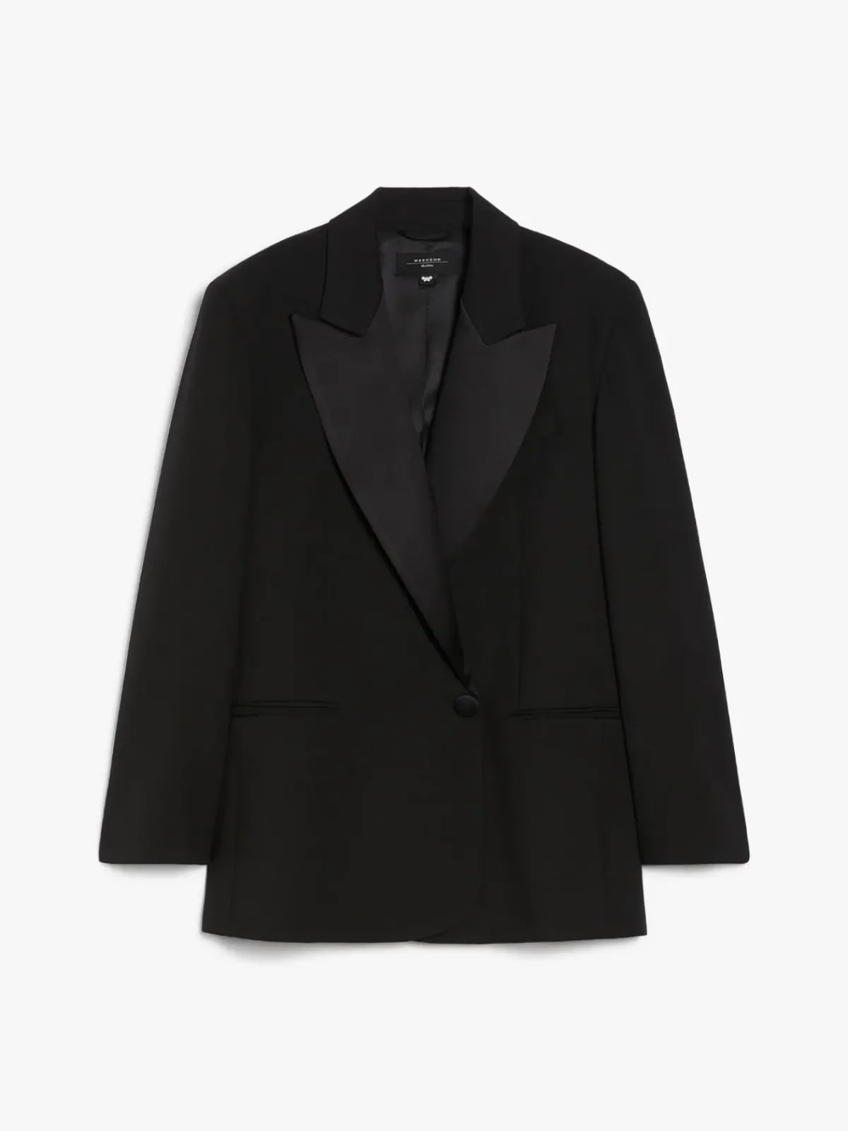 Weekend MaxMara MM Sava Tux Jacket in Black
