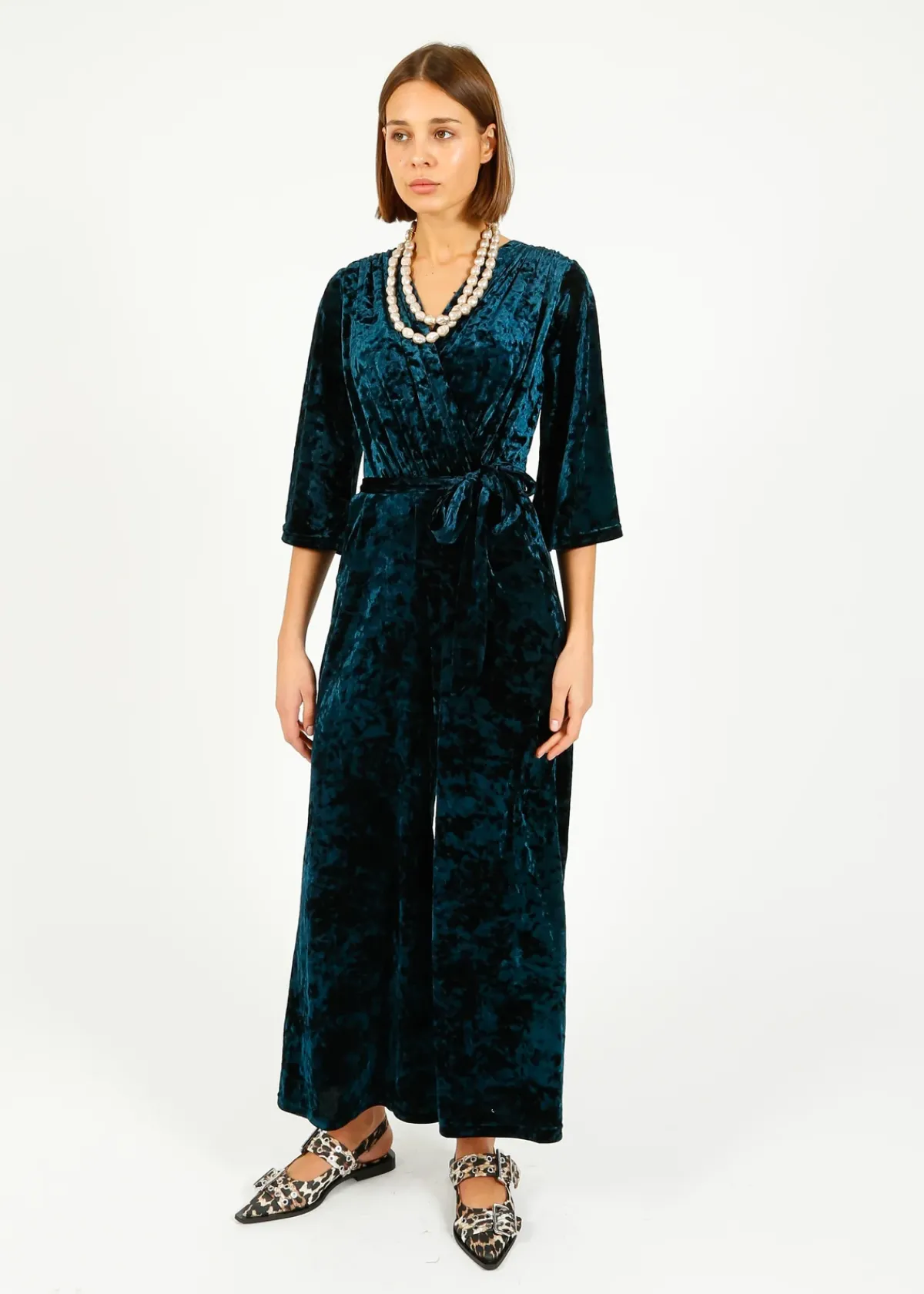 Onjenu Laurie Jumpsuit in Velvet Blue