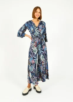 Onjenu Laurie Jumpsuit in Moonlight Blue Gold