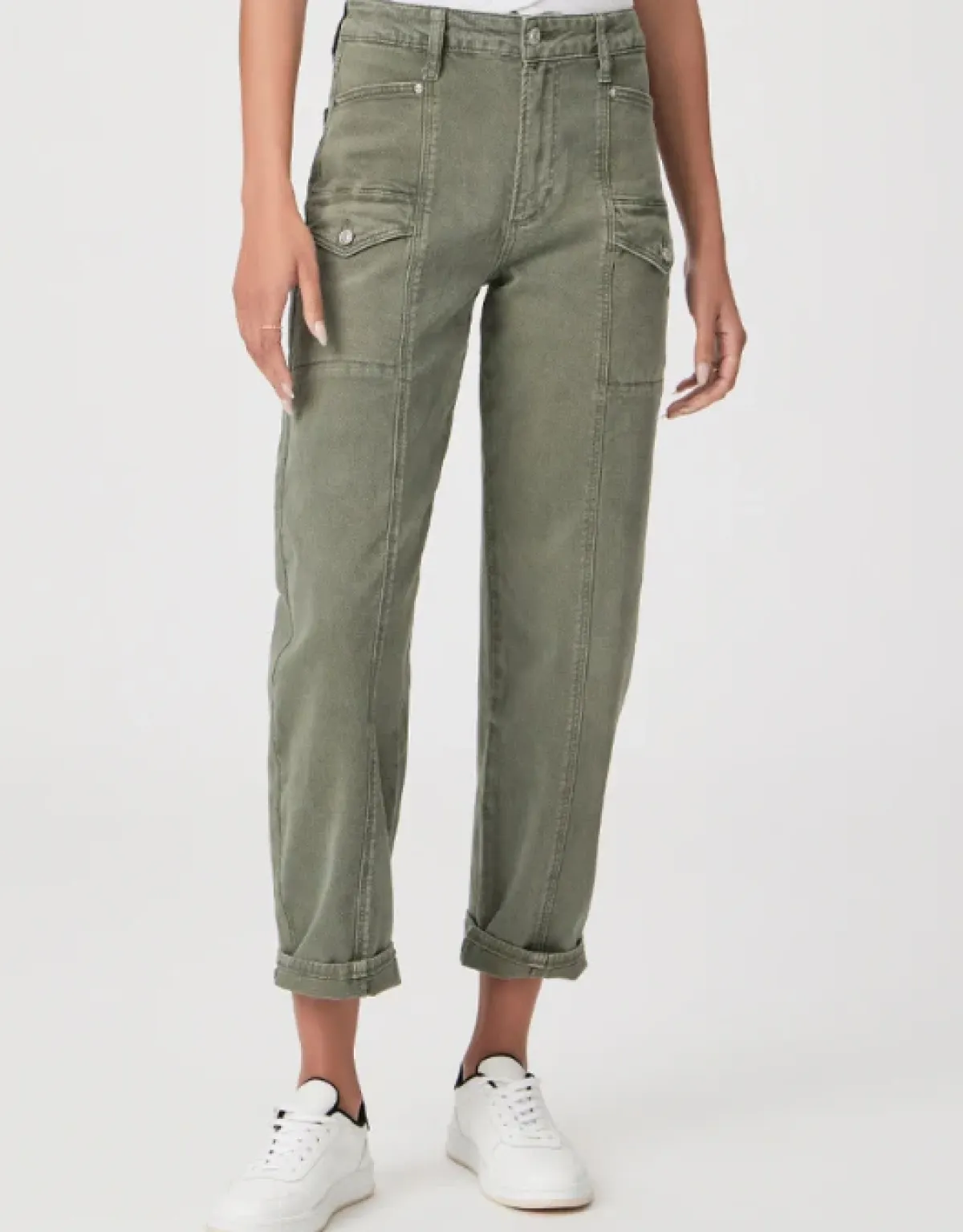 Paige Alexis Cargo in Vintage Ivy Green
