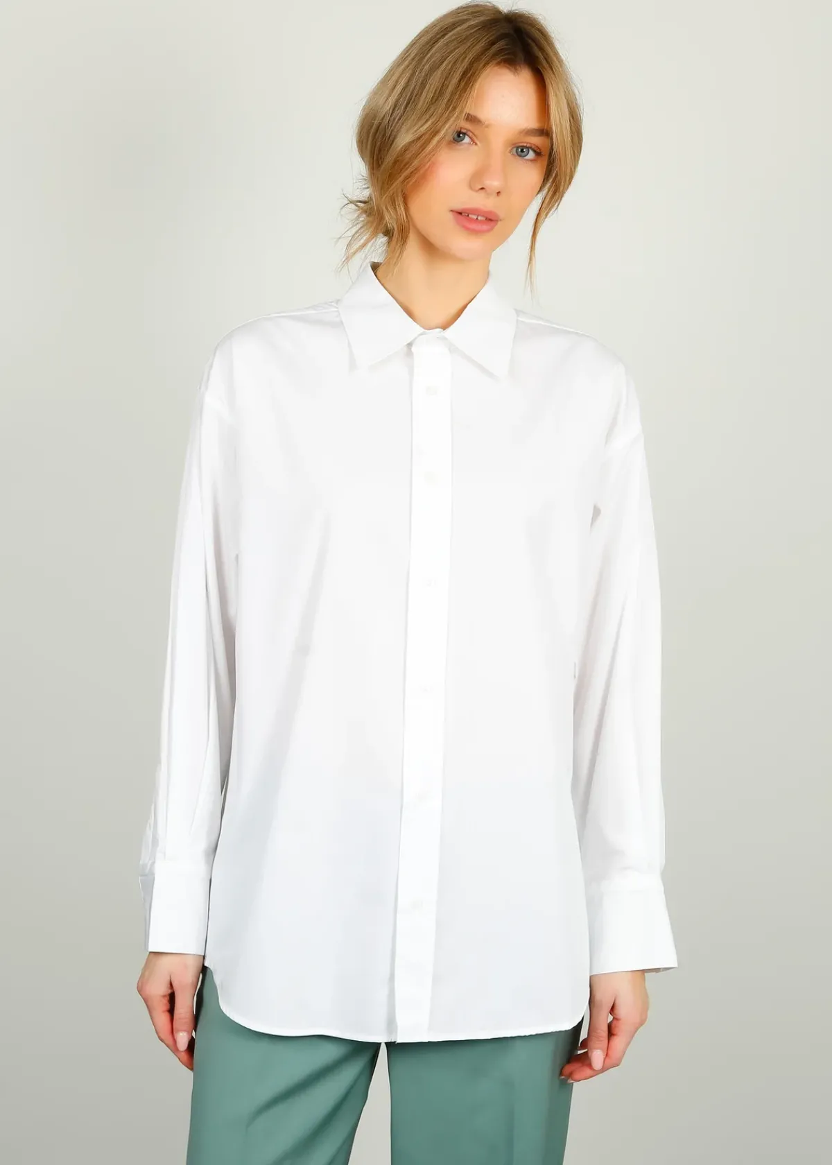 PARK Cotton Shirt in White