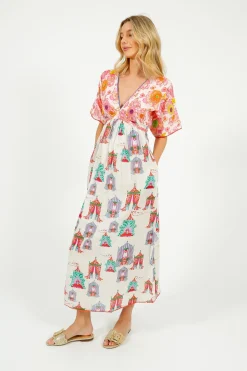 Place Du Soleil PDS 443 Tea Tents Mix Long Dress