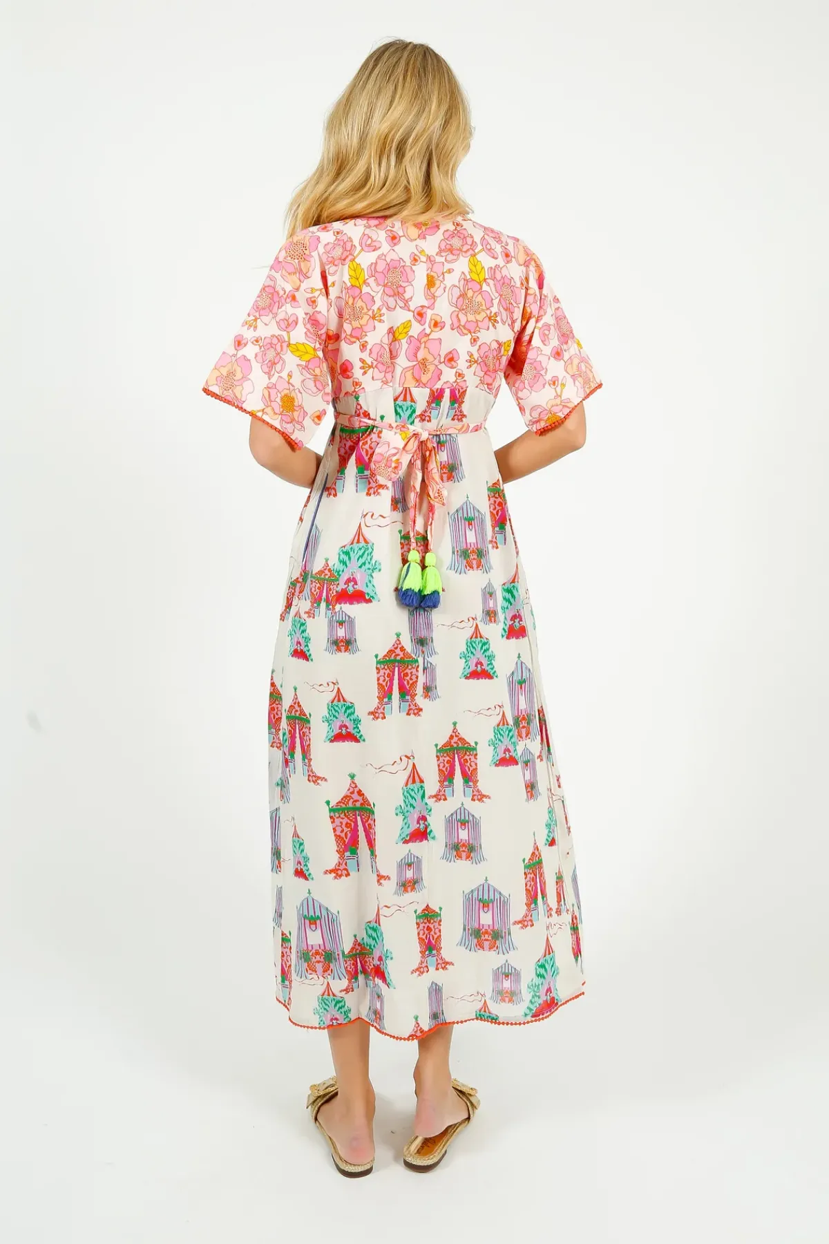 Place Du Soleil PDS 443 Tea Tents Mix Long Dress
