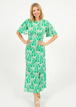 Primrose Park PP Gini Dress in Palm Tower Green