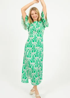 Primrose Park PP Gini Dress in Palm Tower Green