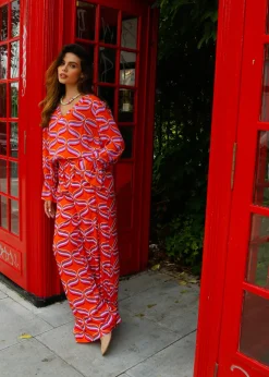Primrose Park PP Kylie Trousers in Ribbon Orange