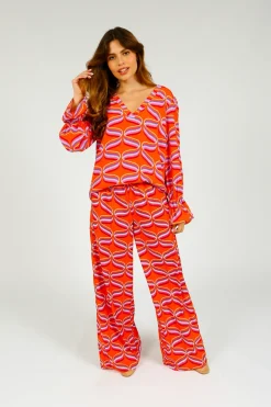 Primrose Park PP Kylie Trousers in Ribbon Orange