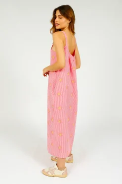 Primrose Park PP Robin Dress in Wavy Sun Emb Pink