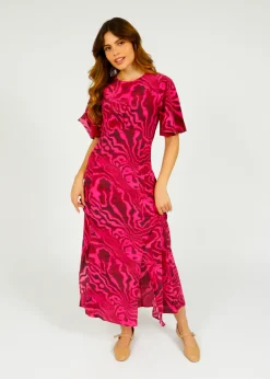 Primrose Park London PPL Gini Dress in Watercolour 01 Pink