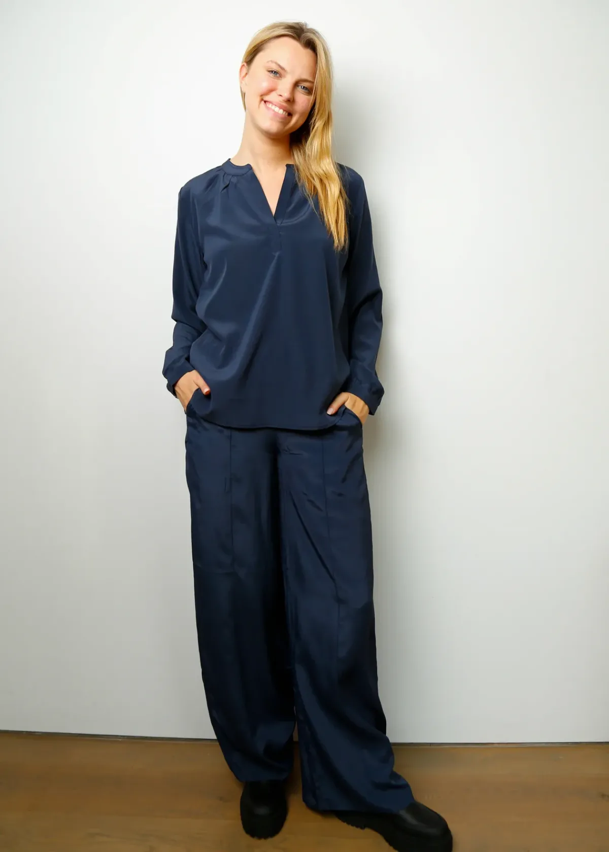 Primrose Park London PPL Kylie Trousers in Pageant Blue