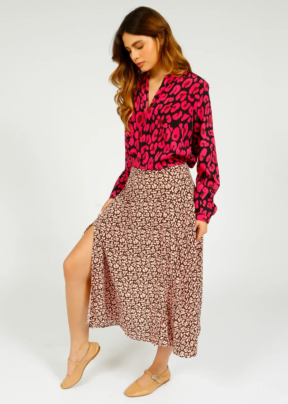 Primrose Park London PPL Ottie Skirt in Neo 03 Beige