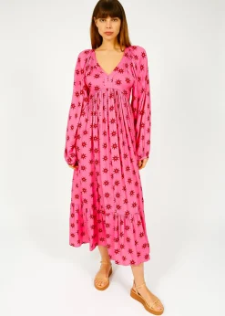 Primrose Park London PPL Sofia Dress in Sun 04 Pink