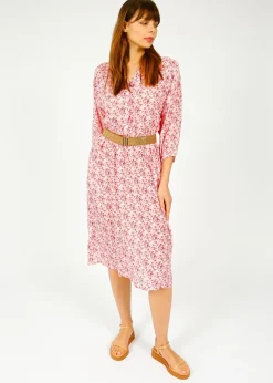 Primrose Park London PPL Zion Dress in Bahia 03 Red
