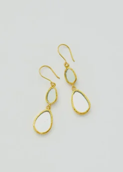 Pippa Small Jewellery PS Afghanistan Reflections of Beauty Nadia Mirror Drop Earrings