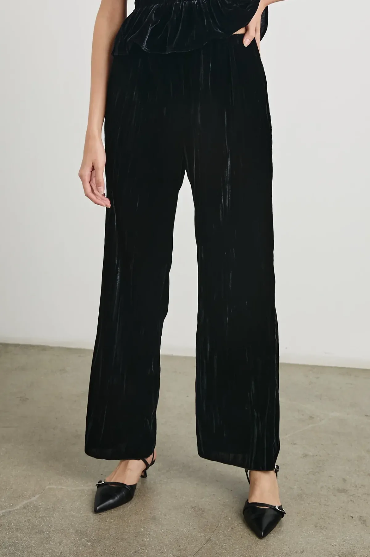 Rails Brissa Trousers in Black Velvet