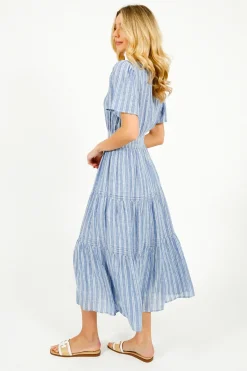 Rails Cannes Dress in Lake View Stripe