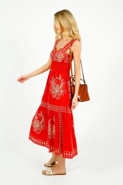 Rails Fawn Dress in Terracotta