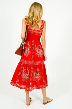 Rails Fawn Dress in Terracotta