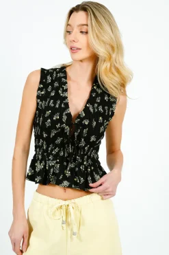 Rails Martine Top in Dark Amaryllis