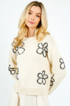 Rails Zoey Daisy Knit in Ivory