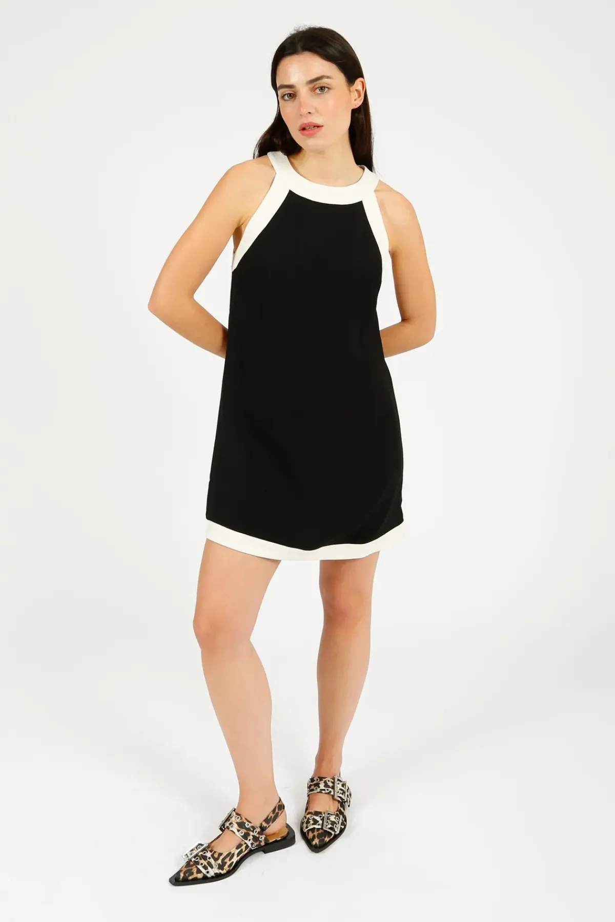 Rixo Bryson Dress in Black
