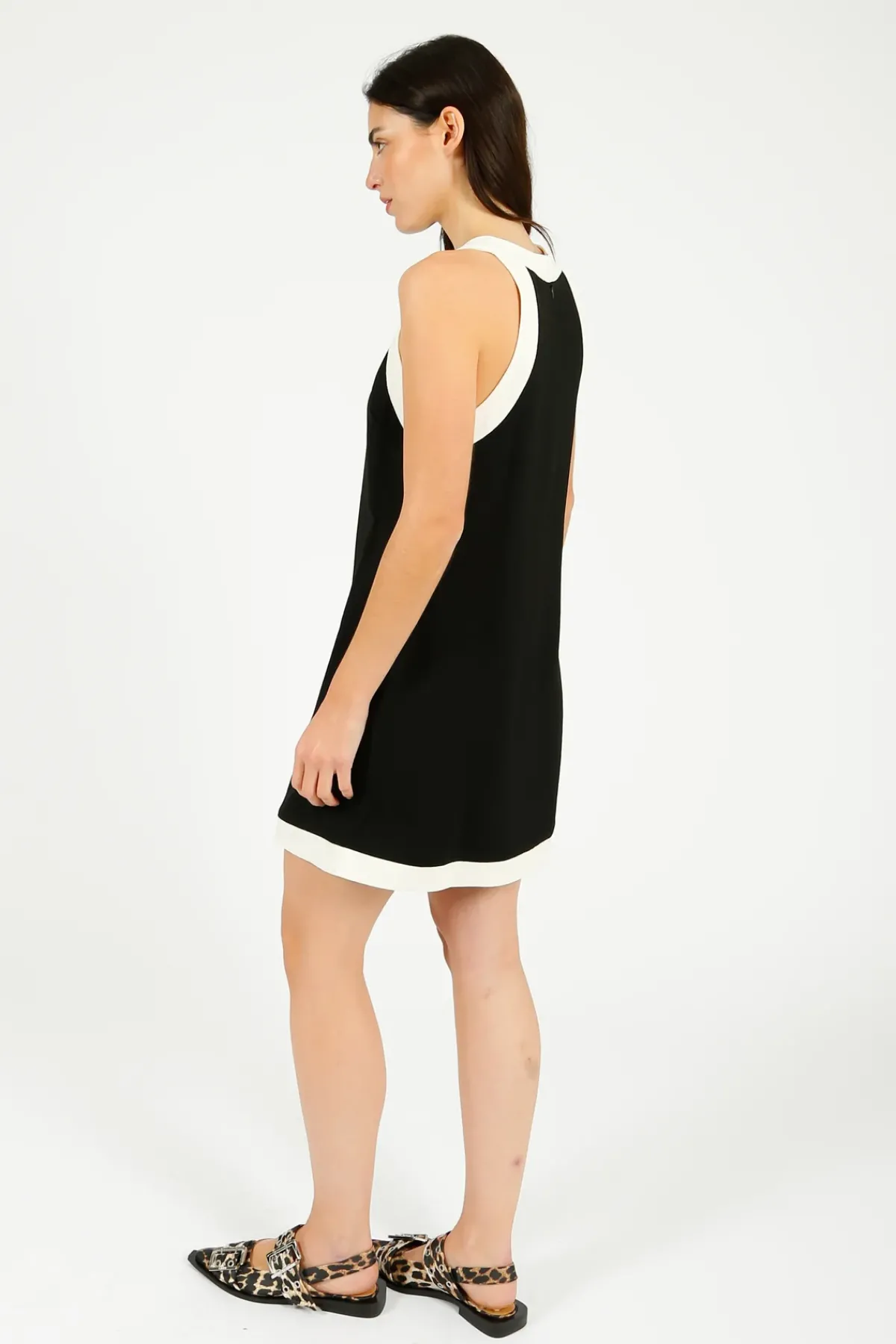 Rixo Bryson Dress in Black