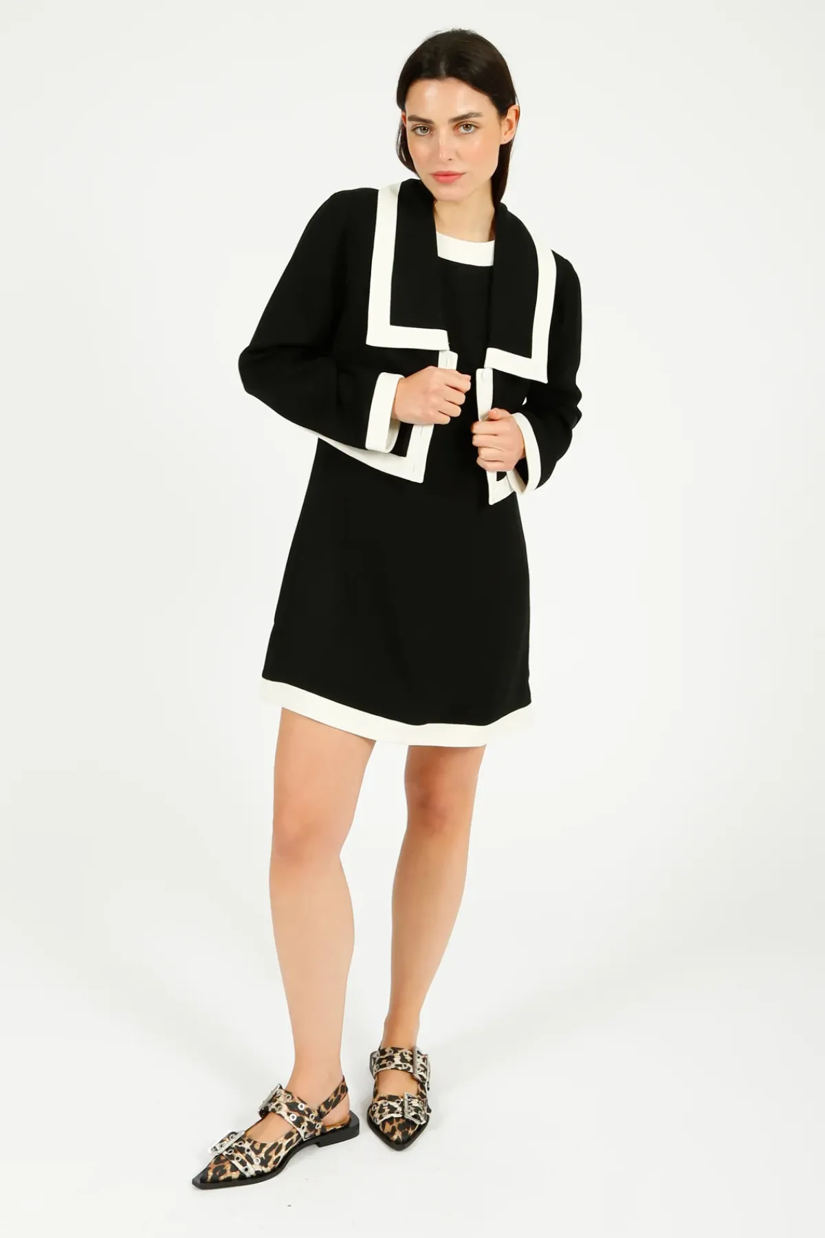 Rixo Bryson Dress in Black