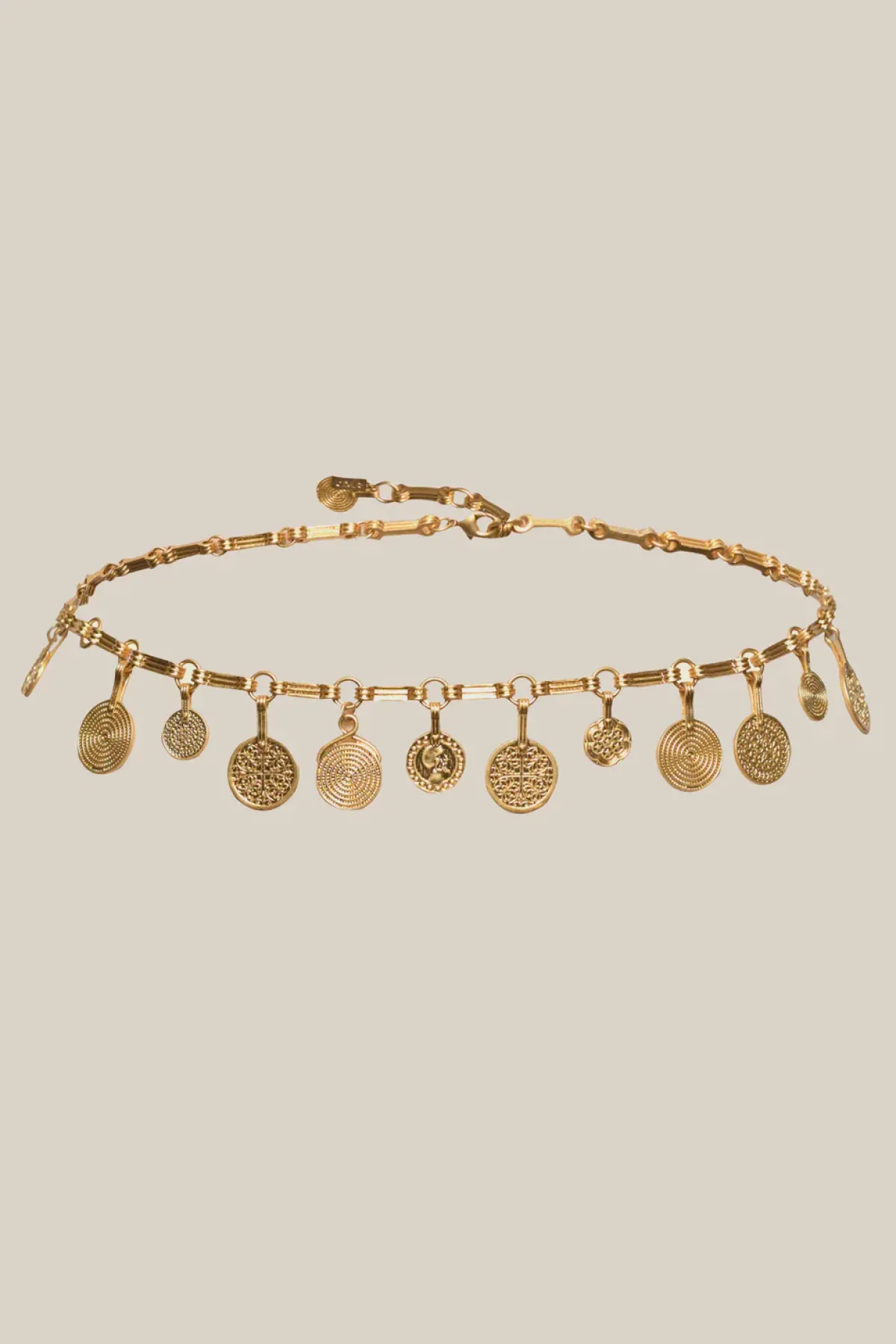 Rixo Isolde Belt in Gold