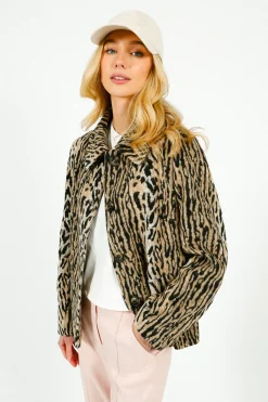 Rixo Tommie Jacket in Bohemia Leopard