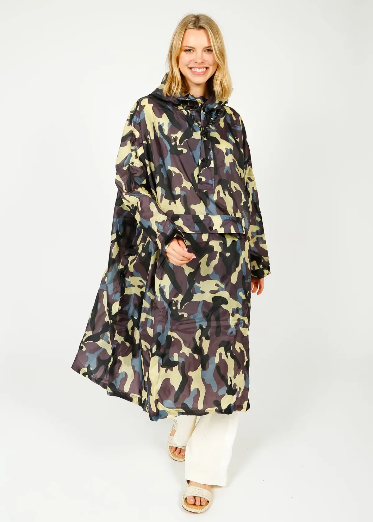 Rainkiss RK Camo Waterproof Poncho