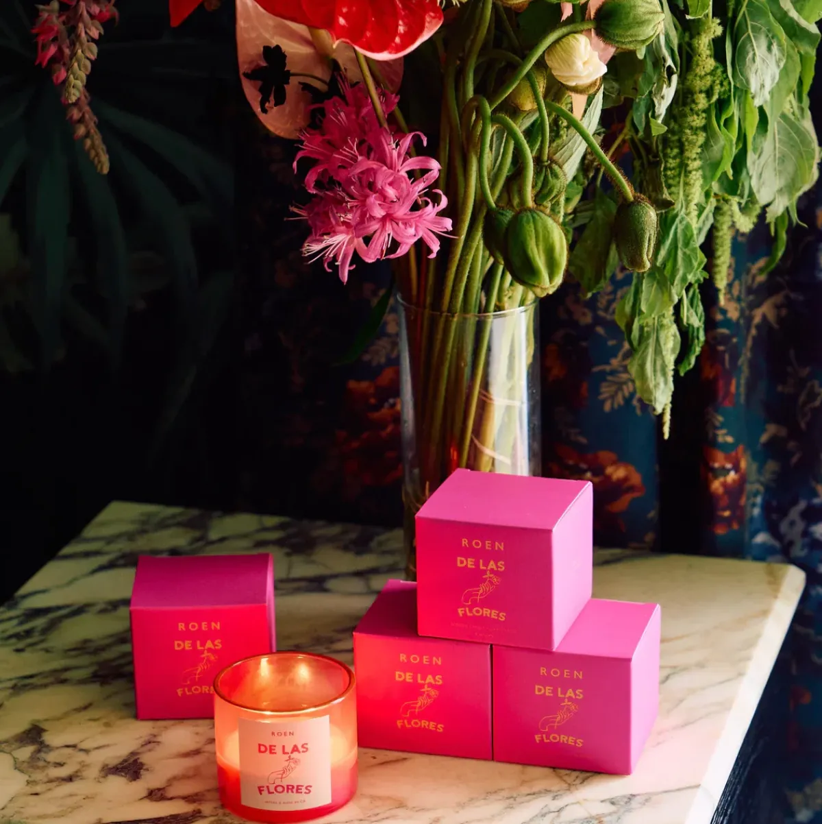 ROEN De Las Flores Candle