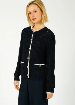 Rag u0026 Bone Ru0026B Daria Cardigan in Navy