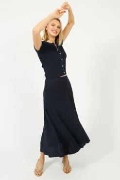 Rag u0026 Bone Ru0026B Eloise SS Cardi in Navy