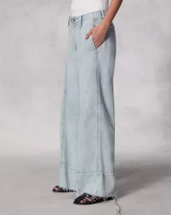 Rag u0026 Bone Ru0026B Featherweight Arianna Cropped Palazzo in Aliah