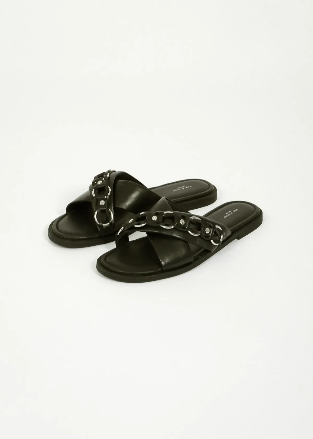 Rag u0026 Bone Ru0026B Geo Chain Cross Strap in Black