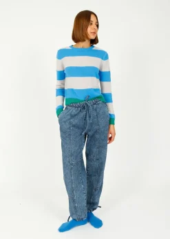 Rag u0026 Bone Ru0026B Miramar Fleece Terry Jordan Pant in Topaz