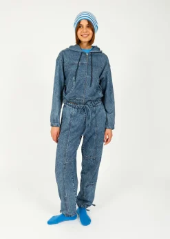 Rag u0026 Bone Ru0026B Miramar Fleece Terry Jordan Pant in Topaz
