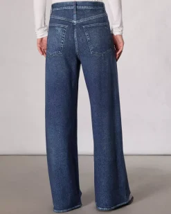 Rag u0026 Bone Ru0026B Miramar Sofie HR Ankle Wide Leg in Grove