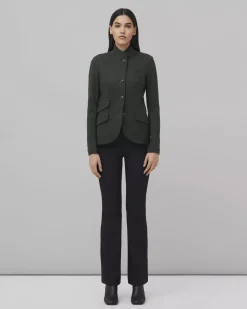 Rag u0026 Bone Ru0026B Slade Blazer in Army Gren