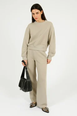 Rag u0026 Bone Ru0026B Vintage Terry Wideleg Sweatpant in Fossil