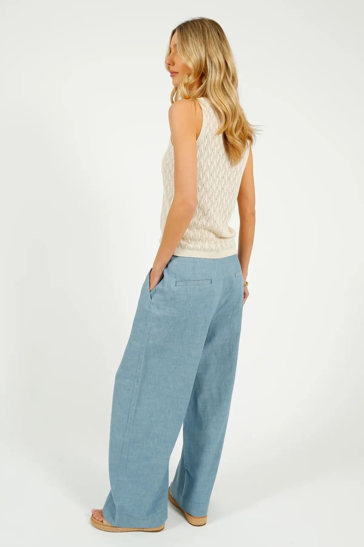 Selected Femme SLF Agny SL Knit Top in Birch