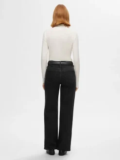 Selected Femme SLF Alice Jeans in Black