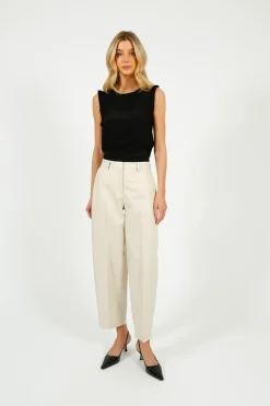 Selected Femme SLF Dora Merla Barrel Pant in Birch