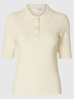 Selected Femme SLF Helen Knit Collar in Birch