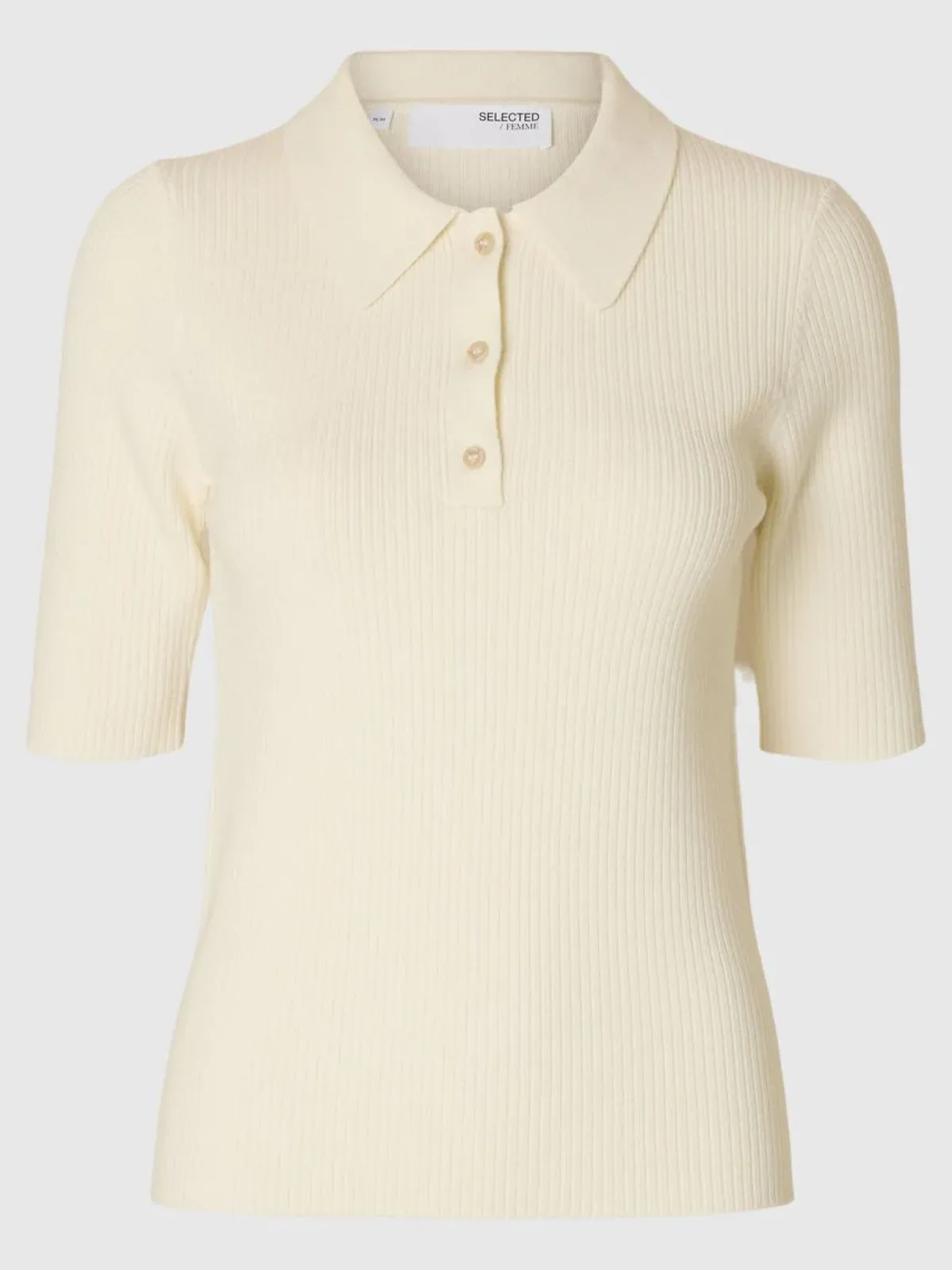 Selected Femme SLF Helen Knit Collar in Birch