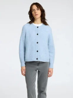 Selected Femme SLF Lulu Cardigan in Cashmere Blue