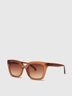 Selected Femme SLF Naomi Sunglasses in Demitasse